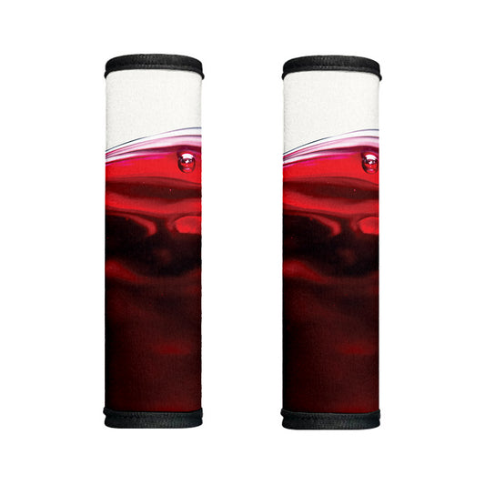 Red Wine Print Handle Covers