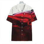 Red Wine Print Hawaiian Shirt