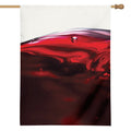 Red Wine Print House Flag