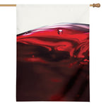 Red Wine Print House Flag