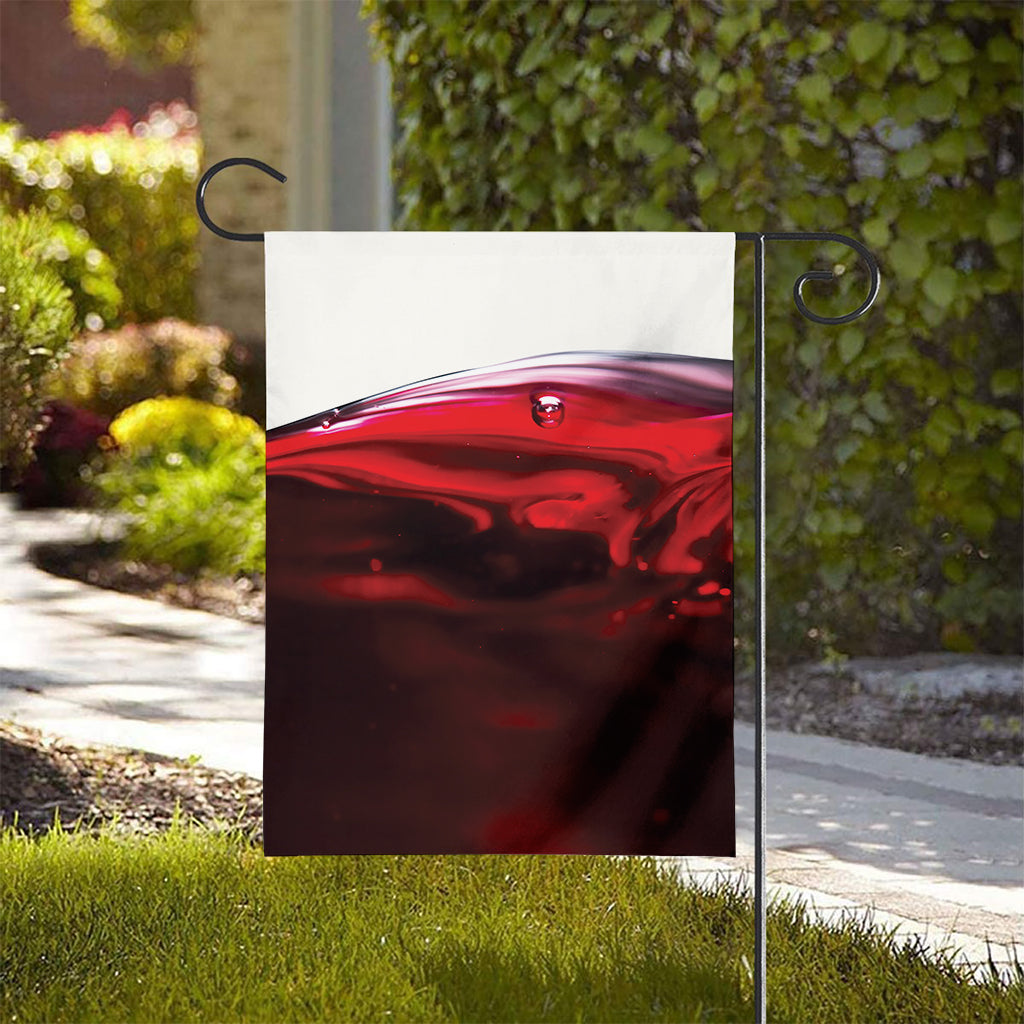 Red Wine Print House Flag