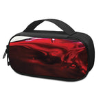 Red Wine Print Insulin Cooler Travel Case