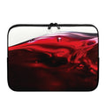 Red Wine Print Laptop Sleeve