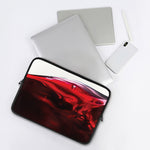 Red Wine Print Laptop Sleeve