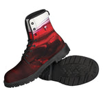 Red Wine Print Backpack