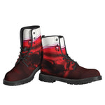 Red Wine Print Backpack