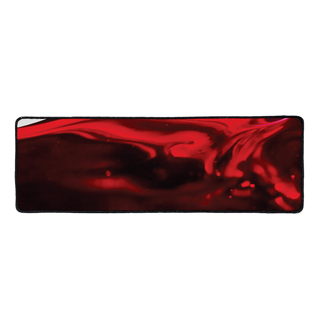 Red Wine Print Long Kitchen Mat