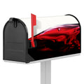Red Wine Print Mailbox Cover
