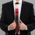 Red Wine Print Necktie