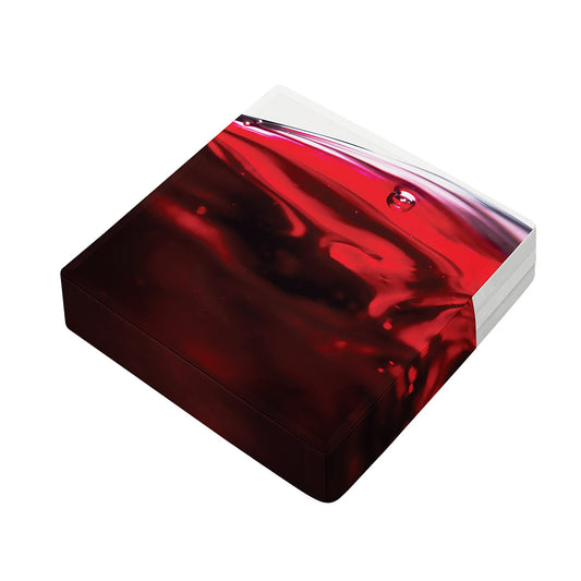 Red Wine Print Outdoor Seat Cushion Cover