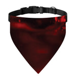 Red Wine Print Over The Collar Dog Bandana