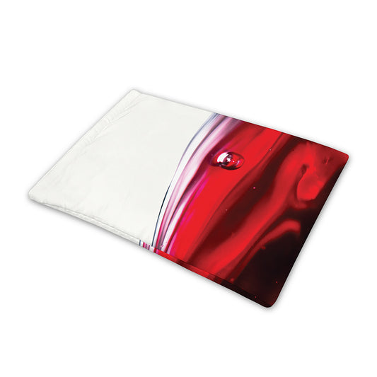 Red Wine Print Pet Cooling Mat Cover