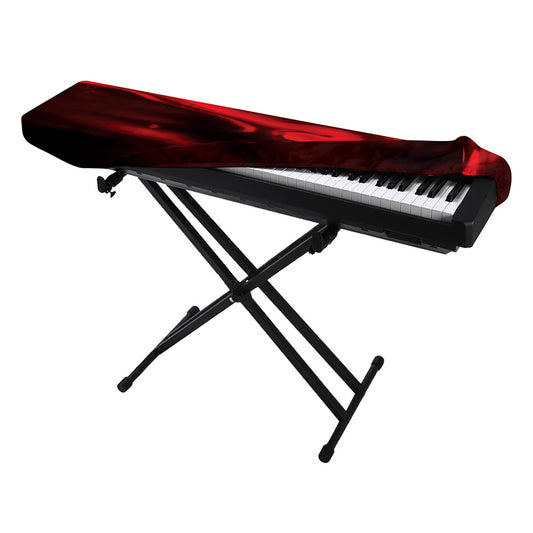 Red Wine Print Piano Keyboard Cover