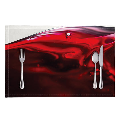 Red Wine Print Placemat