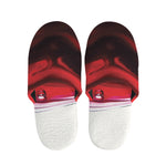 Red Wine Print Slippers
