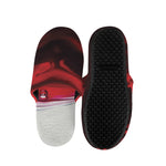 Red Wine Print Slippers