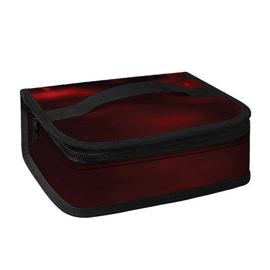 Red Wine Print Small Lunch Bag