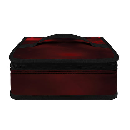Red Wine Print Small Lunch Bag