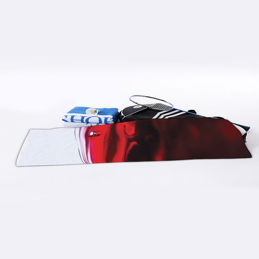 Red Wine Print Sports Towel