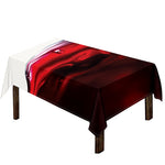 Red Wine Print Tablecloth