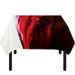 Red Wine Print Tablecloth