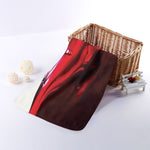 Red Wine Print Towel