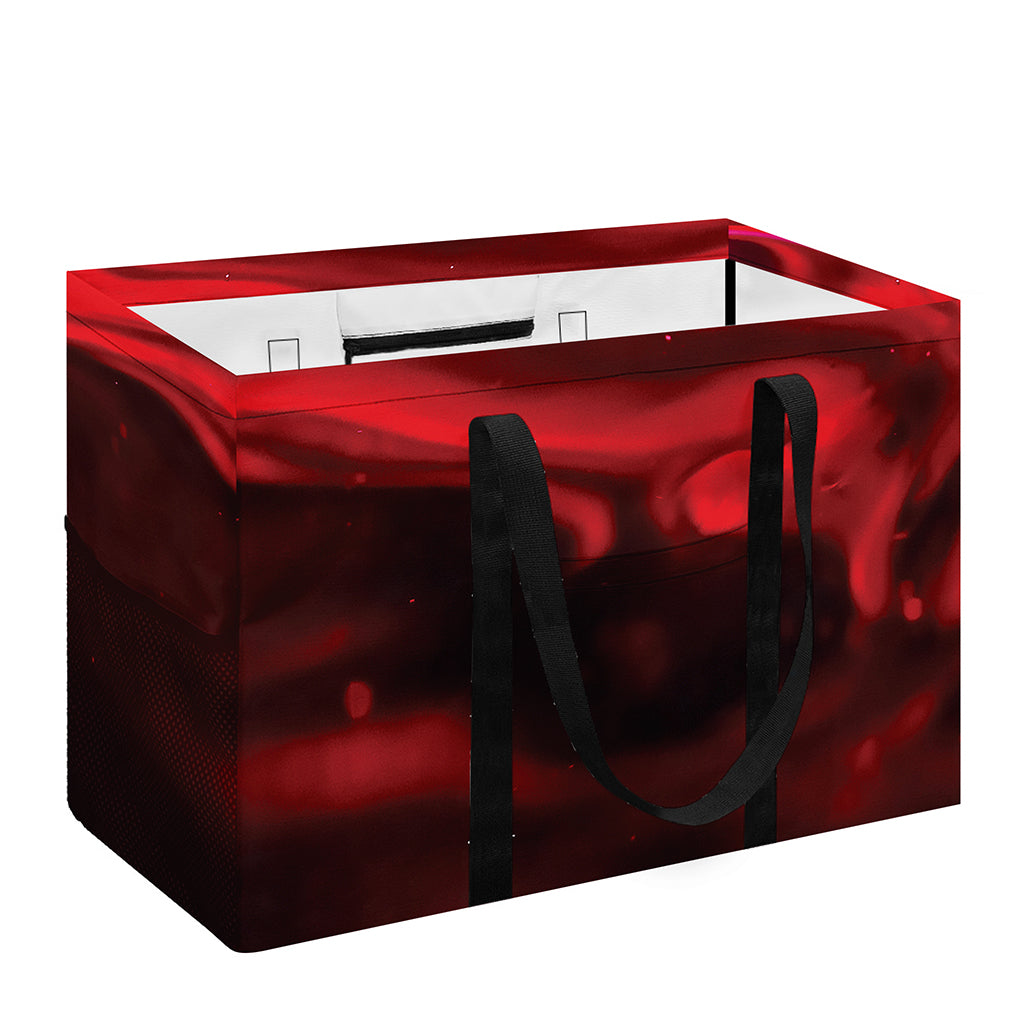 Red Wine Print Utility Tote Bag