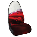 Red Wine Print Waterproof Car Seat Cover