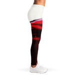 Red Wine Print Women's Leggings