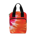 Red Yellow And Orange Tie Dye Print Bible Tote Bag