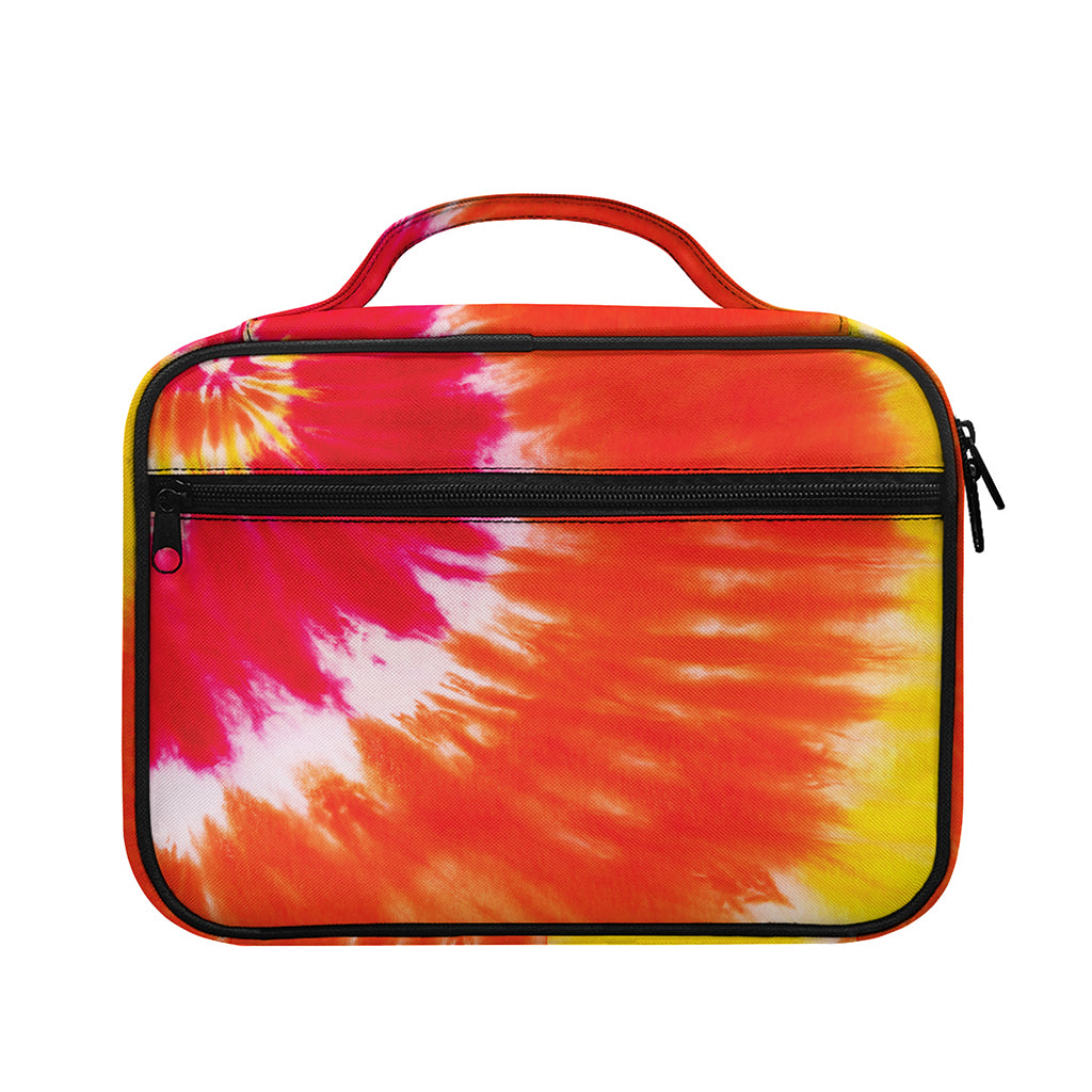 Red Yellow And Orange Tie Dye Print Briefcase Bible Bag