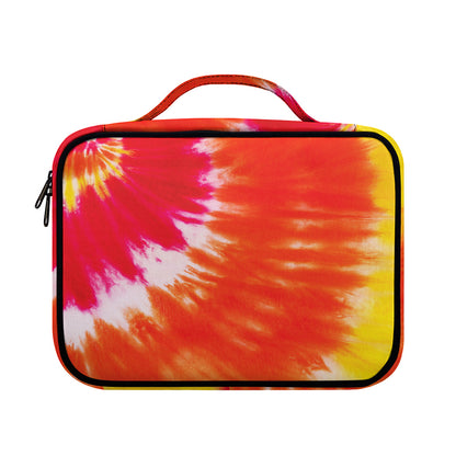Red Yellow And Orange Tie Dye Print Briefcase Bible Bag