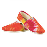 Red Yellow And Orange Tie Dye Print Casual Shoes