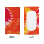 Red Yellow And Orange Tie Dye Print Changing Pad Cover