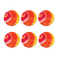 Red Yellow And Orange Tie Dye Print Coaster Set