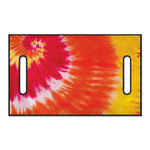 Red Yellow And Orange Tie Dye Print Golf Cart Seat Cover
