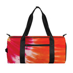 Red Yellow And Orange Tie Dye Print Gym Bag