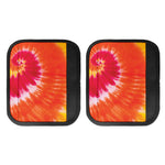 Red Yellow And Orange Tie Dye Print Handle Covers