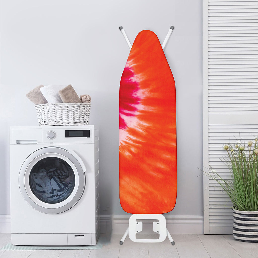 Red Yellow And Orange Tie Dye Print Ironing Board Cover