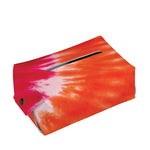 Red Yellow And Orange Tie Dye Print Rectangle Tissue Box Cover