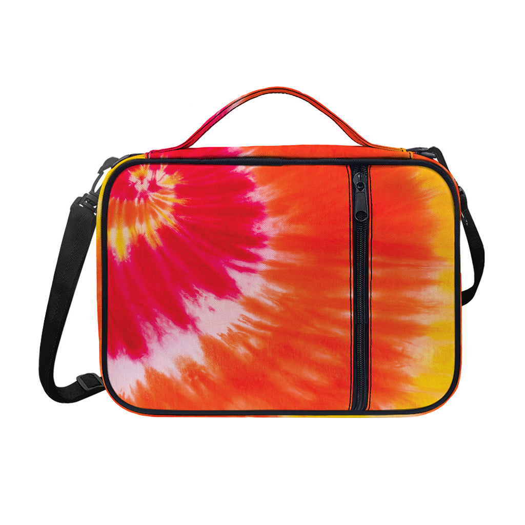 Red Yellow And Orange Tie Dye Print Shoulder Strap Bible Bag