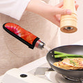 Red Yellow And Orange Tie Dye Print Skillet Handle Cover