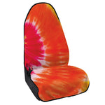 Red Yellow And Orange Tie Dye Print Waterproof Car Seat Cover