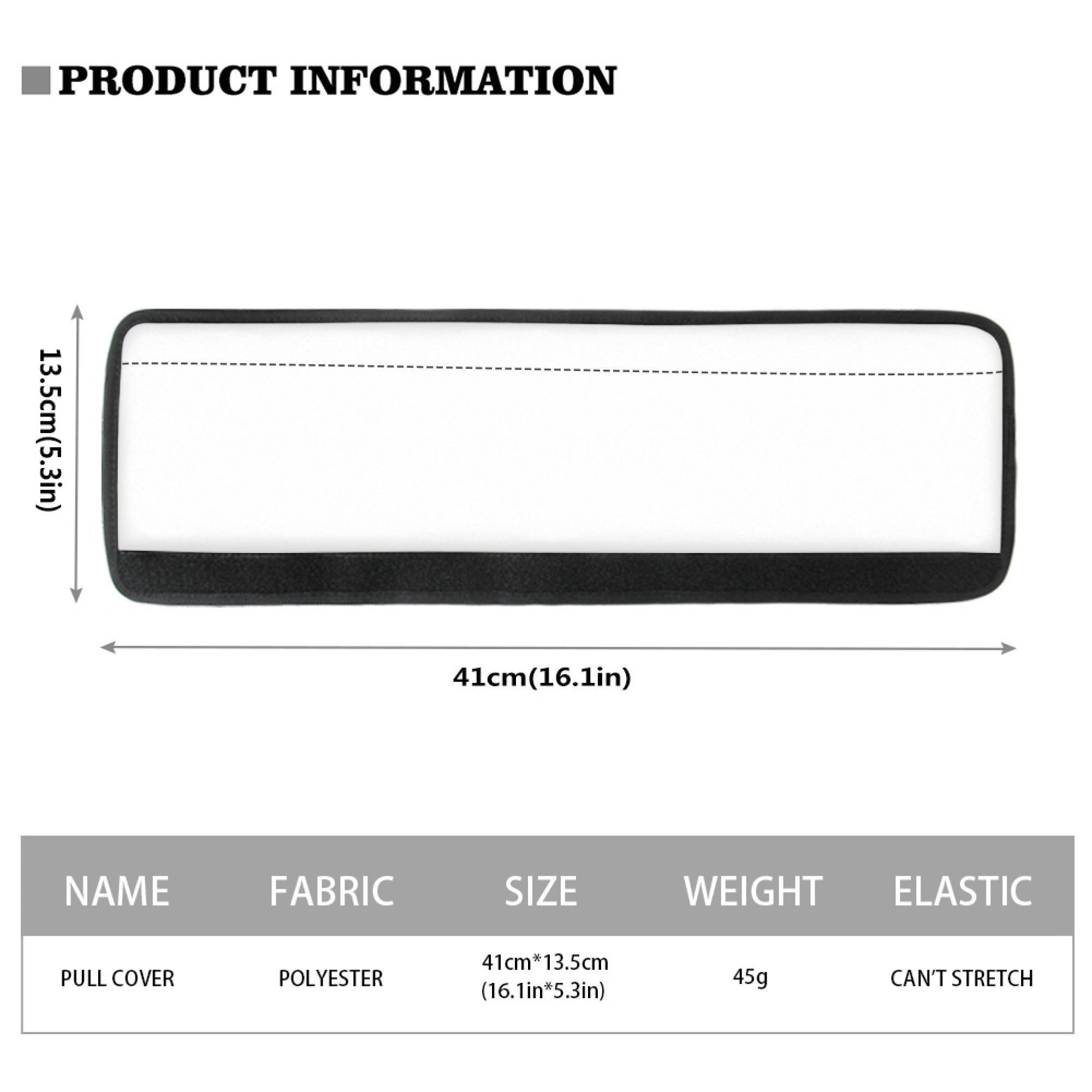 Black And White Dachshund Pattern Print Refrigerator Handle Covers