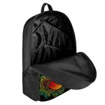 Reggae Buddha Print 17 Inch Backpack