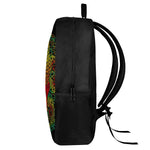 Reggae Buddha Print 17 Inch Backpack