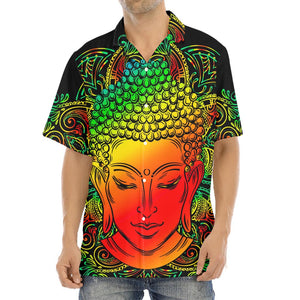 Reggae Buddha Print Aloha Shirt