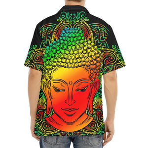 Reggae Buddha Print Aloha Shirt