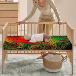 Reggae Buddha Print Baby Crib Sheet