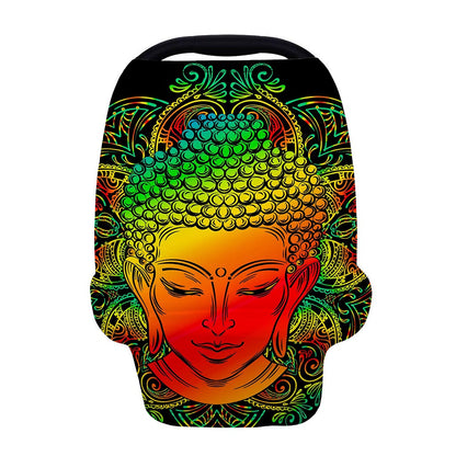 Reggae Buddha Print Baby Seat Cover